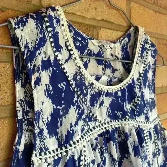 Rebecca Minkoff sleeveless high Low hemline patterned tank - Picture 2 of 6